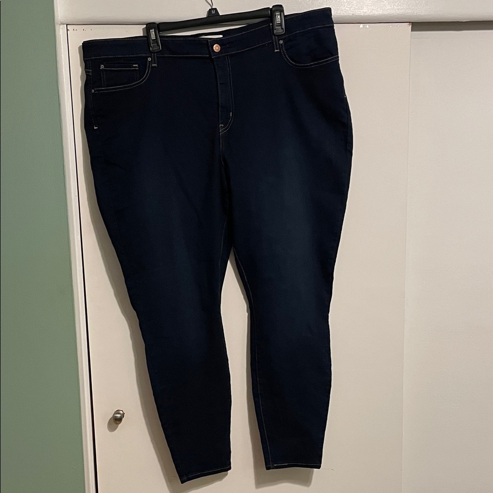 Women's Dark Blue Jeans